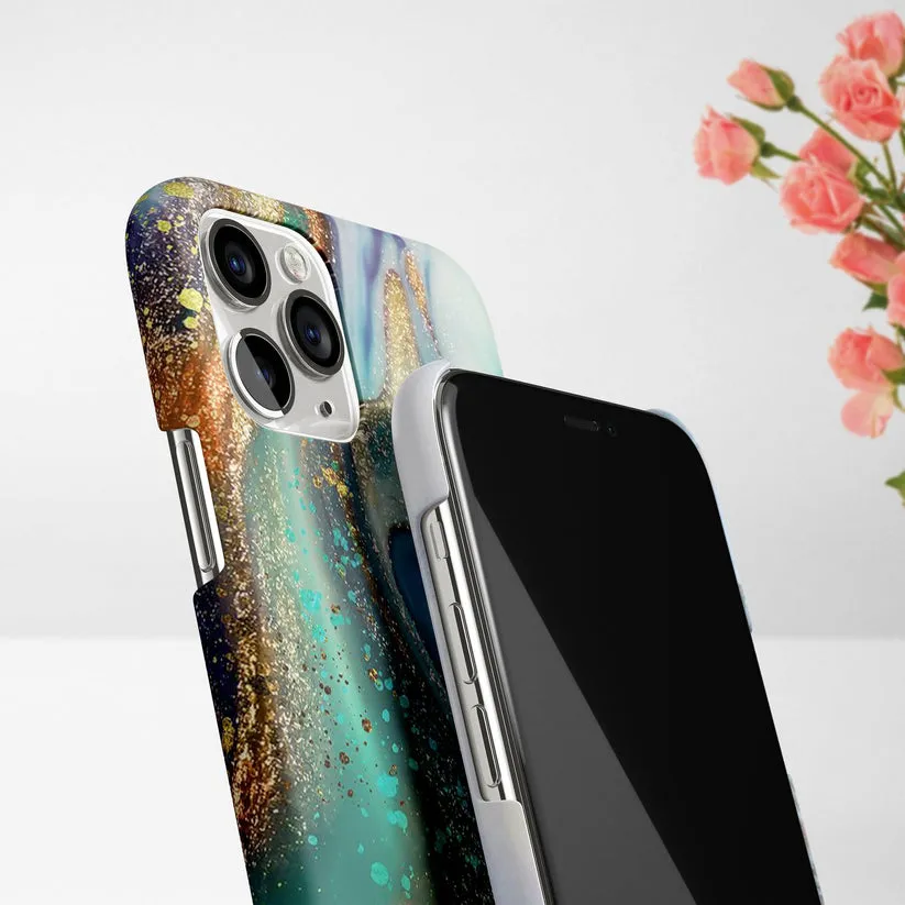 Abstract Art Colorful Marble Slim Case Cover For Vivo