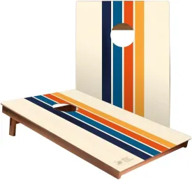 ACA Backyard Series Cornhole Boards | Solid Wood Outdoor Corn Hole Game Set | Choose Tailgate 2x3 or Regulation 2x4 Sizes | 10  Design Options