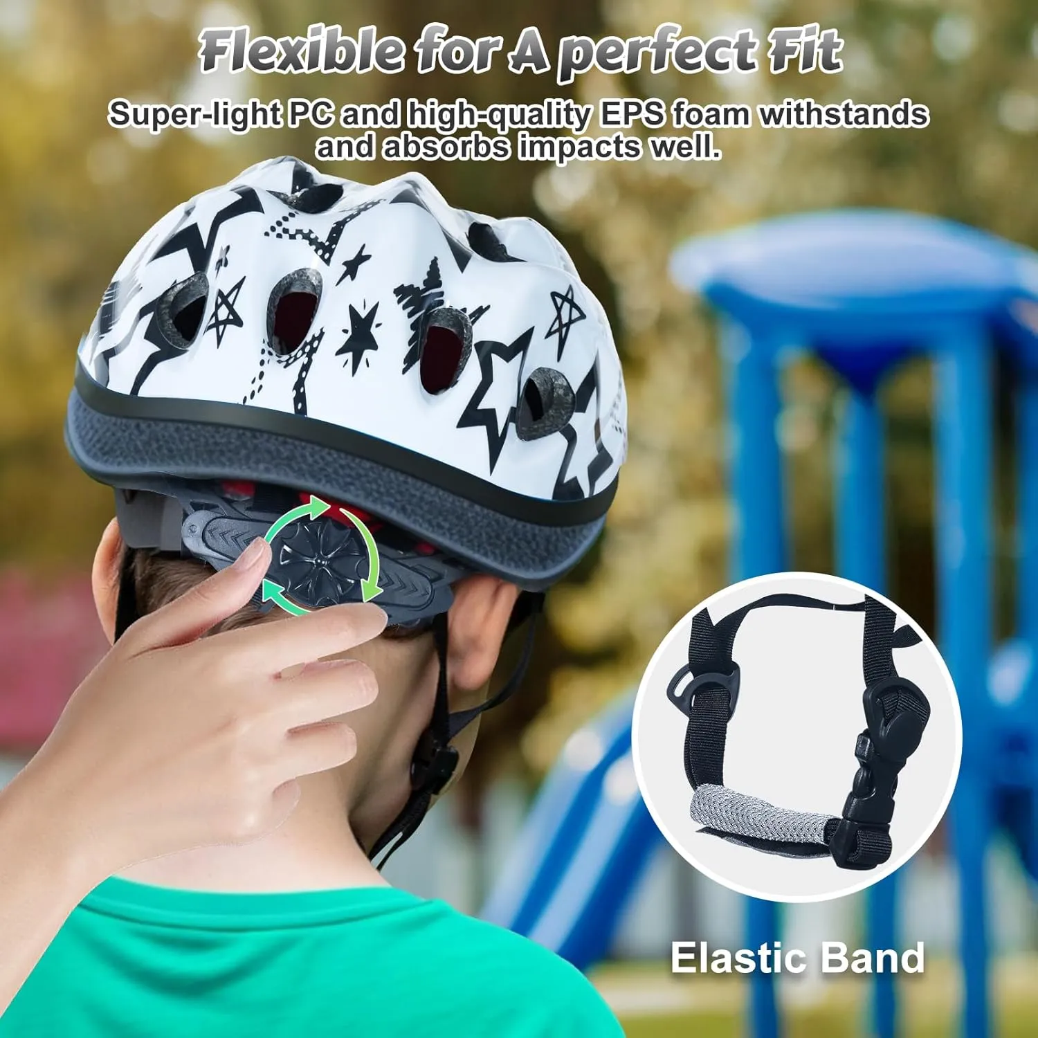 Adjustable Helmet for Ages 5-16 Kids Toddler Boys Girls Youth,Protective Gear with Elbow Knee Wrist Pads for Multi-Sports Skateboarding Bike Riding Scooter Inline skatings Longboard Roller Skate