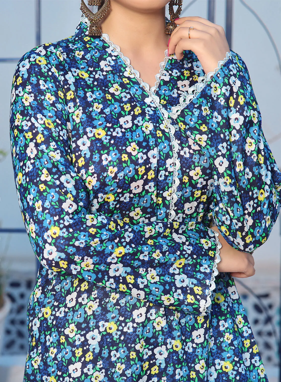 Aiza & Momina By VS Textile Co-Ords Printed Lawn 2 Piece Unstitched Suit VS24A&M D-484