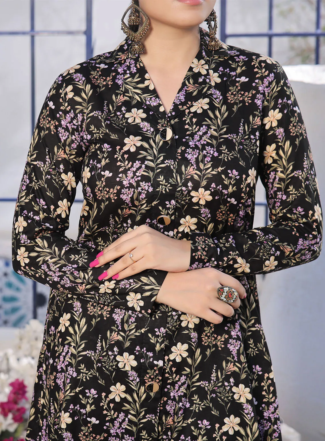 Aiza & Momina By VS Textile Co-Ords Printed Lawn 2 Piece Unstitched Suit VS24A&M D-489