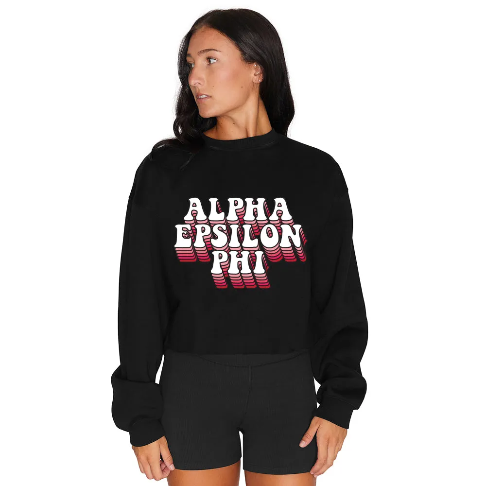 Alpha Epsilon Phi Retro Crewneck