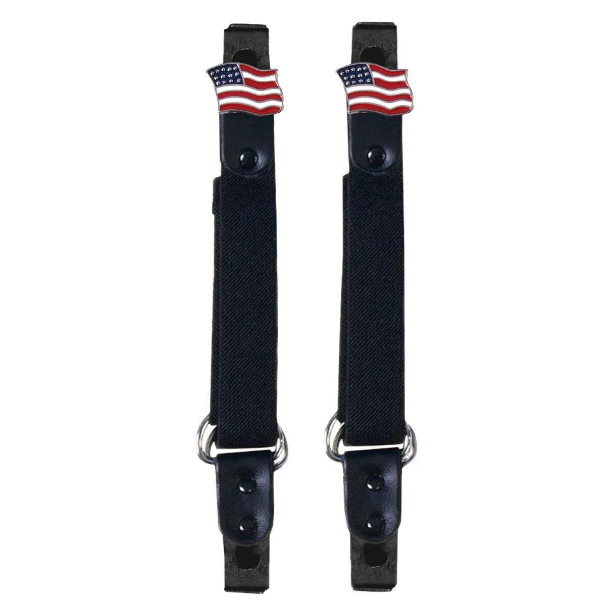 American Flag Motorcycle Riding Pant Clips