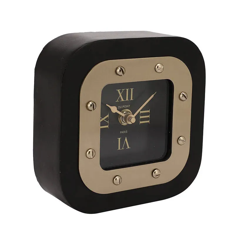 Antique Denki Table Clock | 5.5 x 2 x 5.5 inches