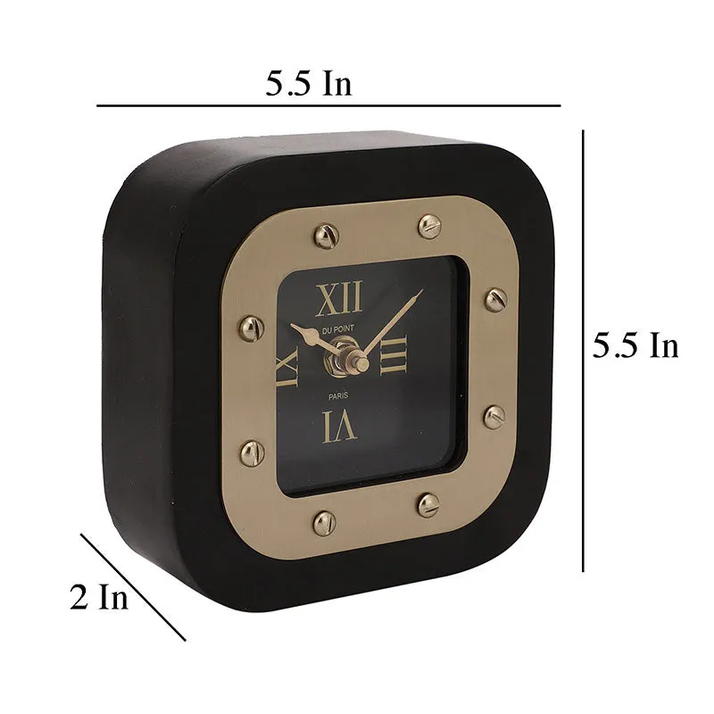 Antique Denki Table Clock | 5.5 x 2 x 5.5 inches