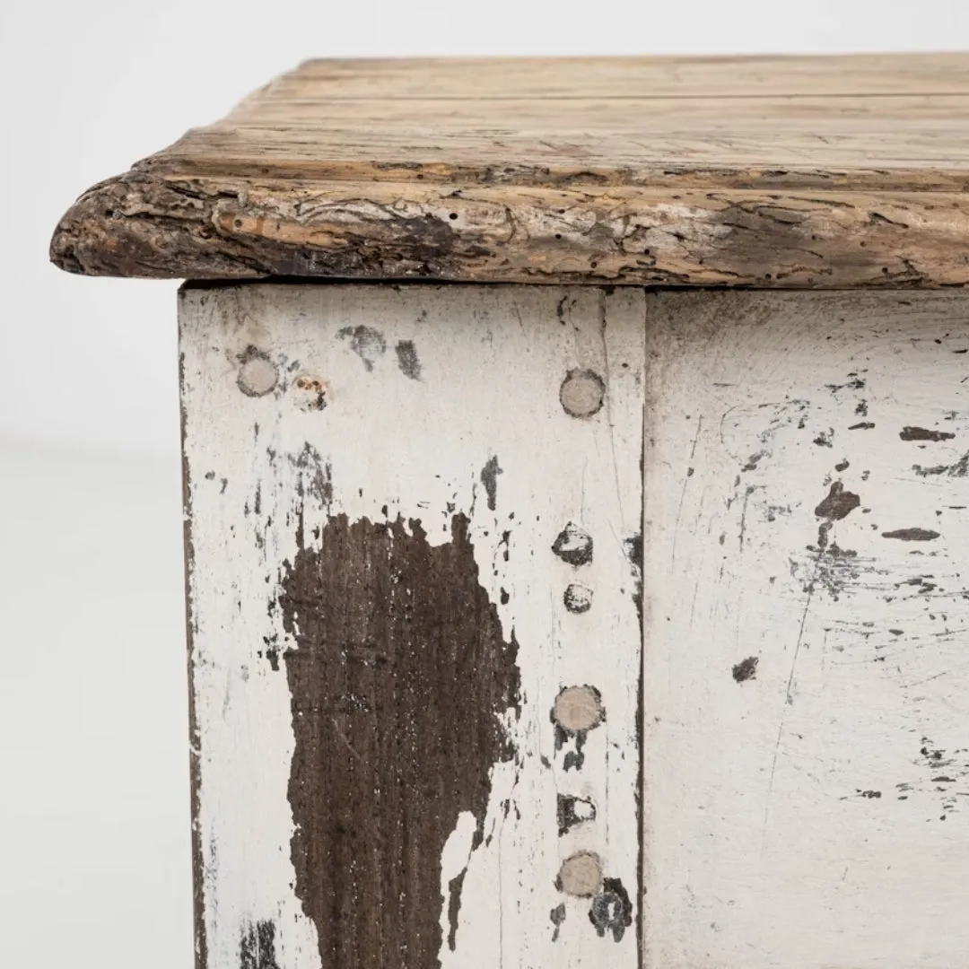 Antique French Farmhouse Table, Circa 1870