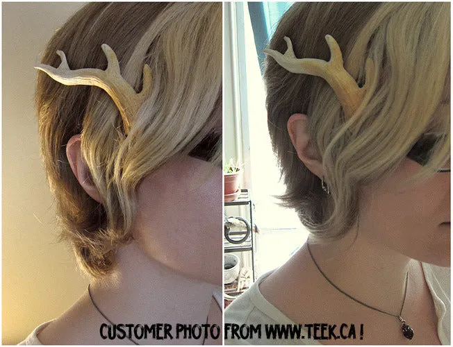 ANTLER BARRETTES