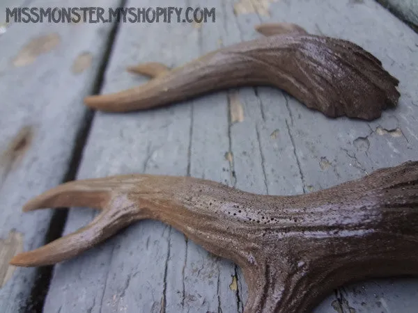 ANTLER BARRETTES