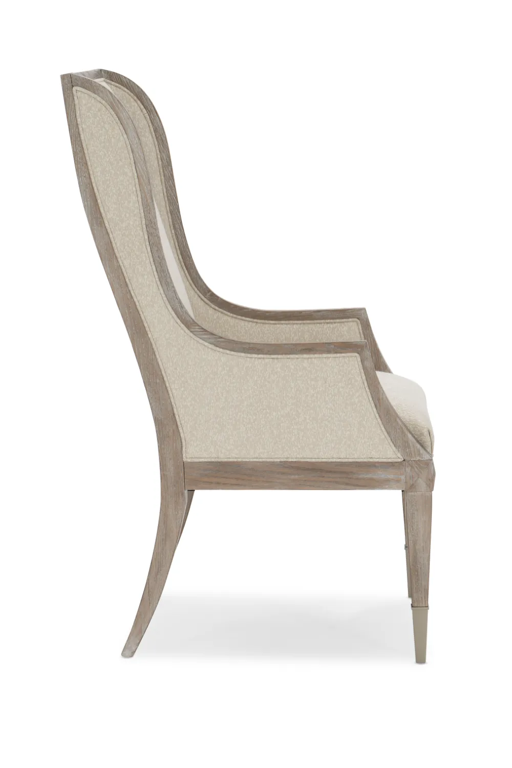 Ash Framed Dining Armchair | Caracole Open Arms