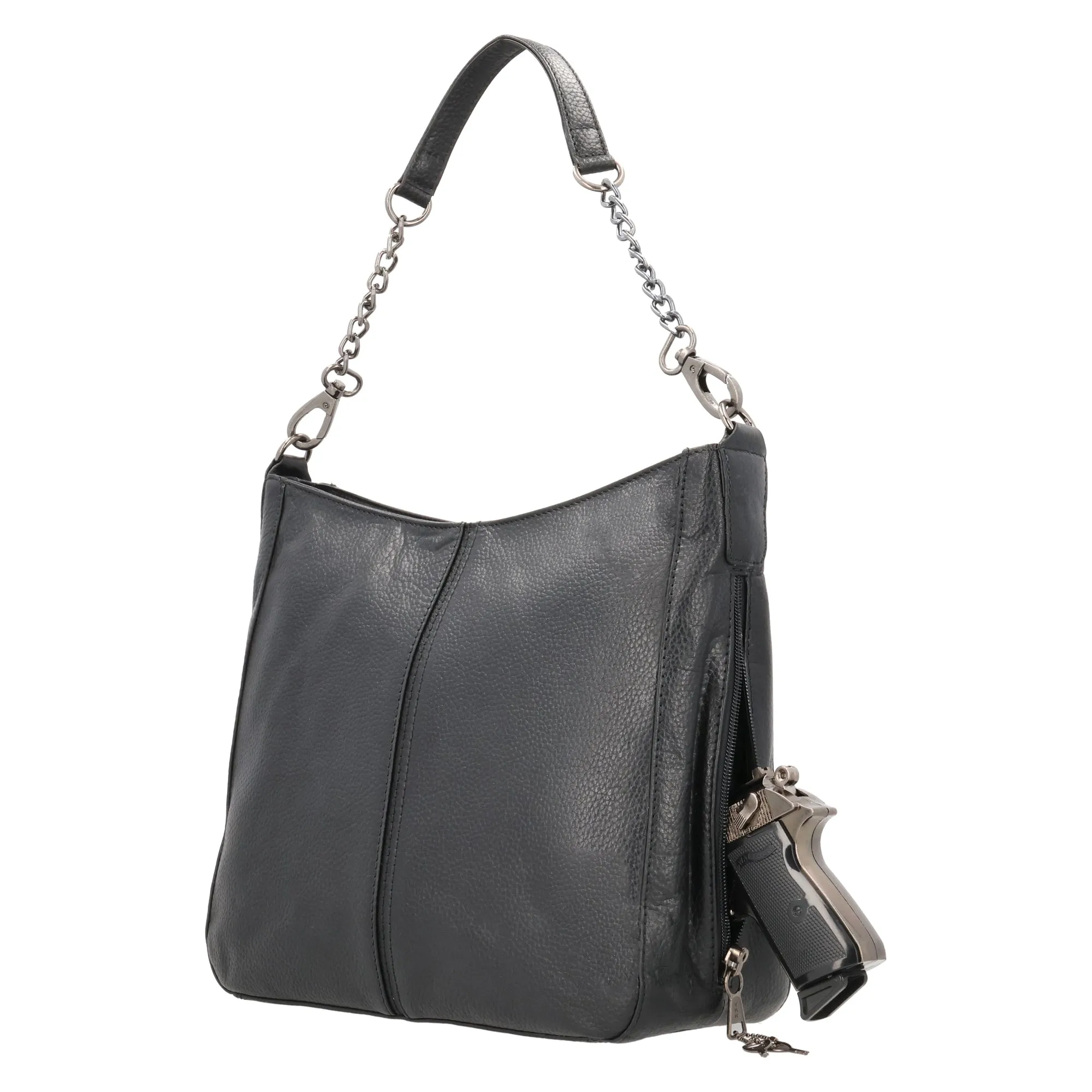 AVA Leather Concealed Carry Hobo Purse