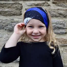 Blue line Face Cover/Headband