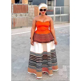 BoobTube Xhosa African Print Dress