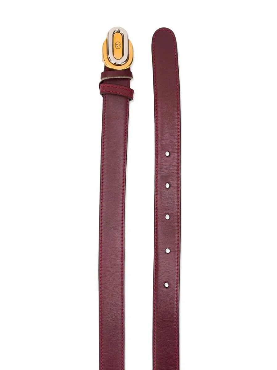 Bordeaux Mini GG Buckle Belt
