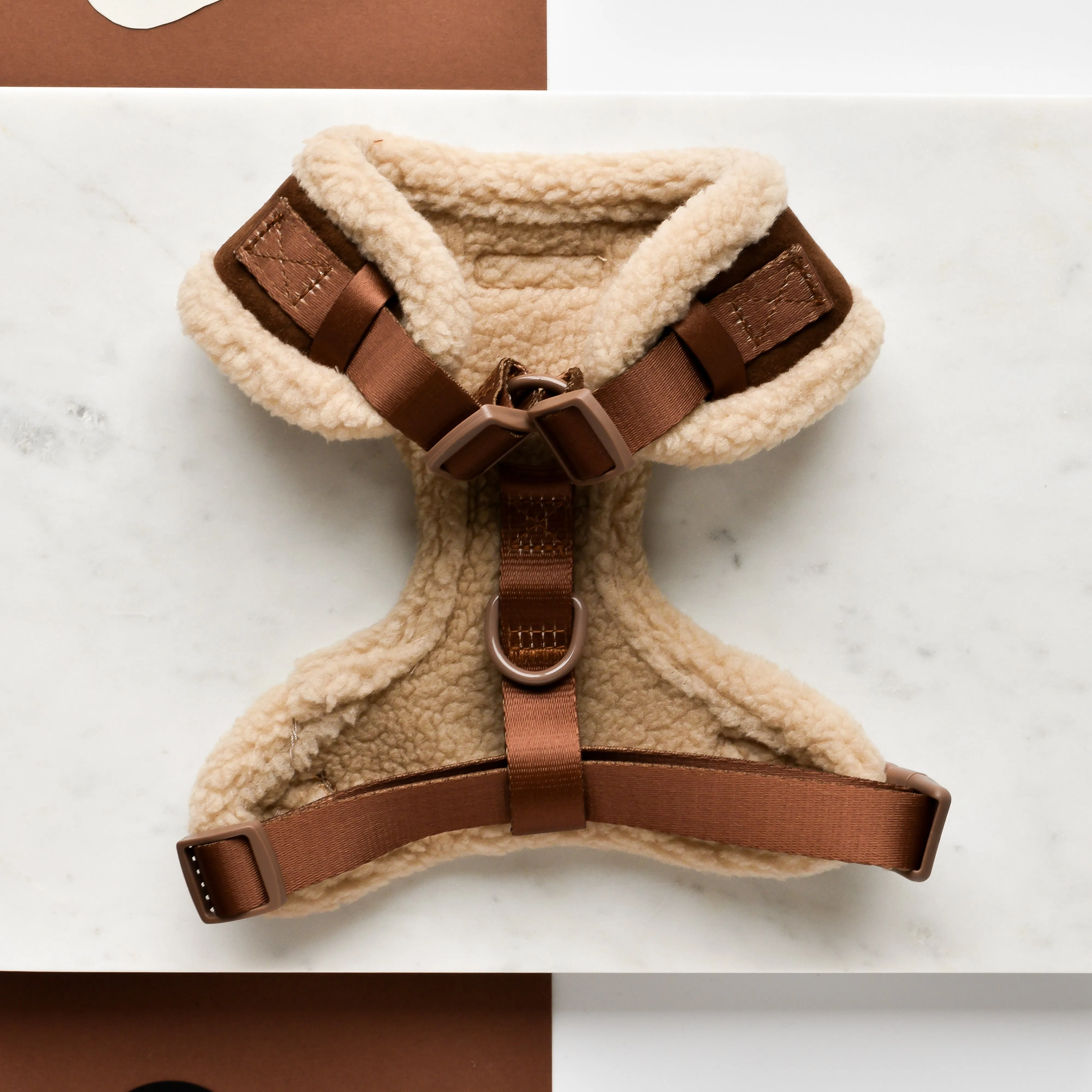 Brown Aviator Adjustable Neck Harness