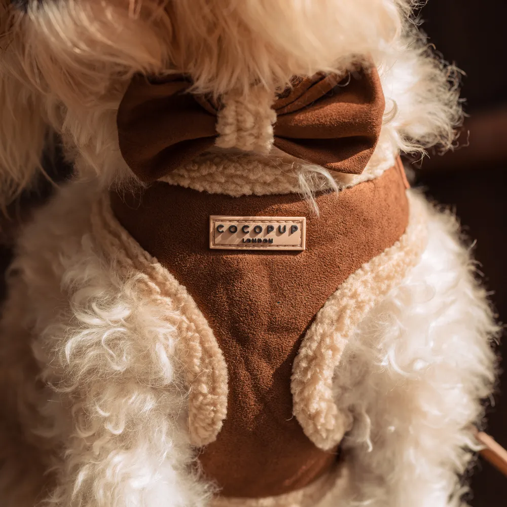 Brown Aviator Adjustable Neck Harness