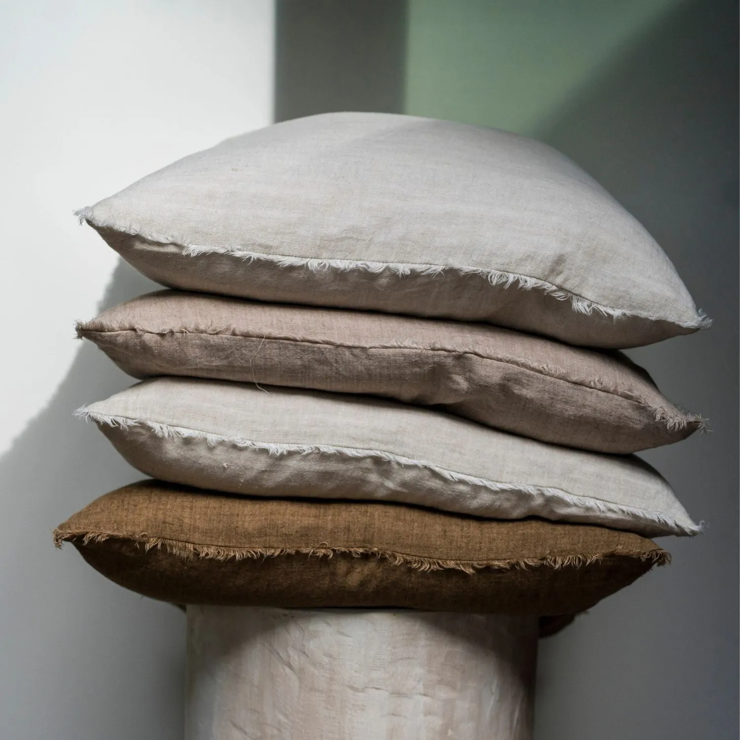 Cambri Sand Linen Pillow