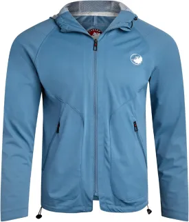 CANADA WEATHER GEAR Mens Softshell Jacket - Lightweight Water Resistant Windbreaker Jacket for Men with Reflective Neck Tape