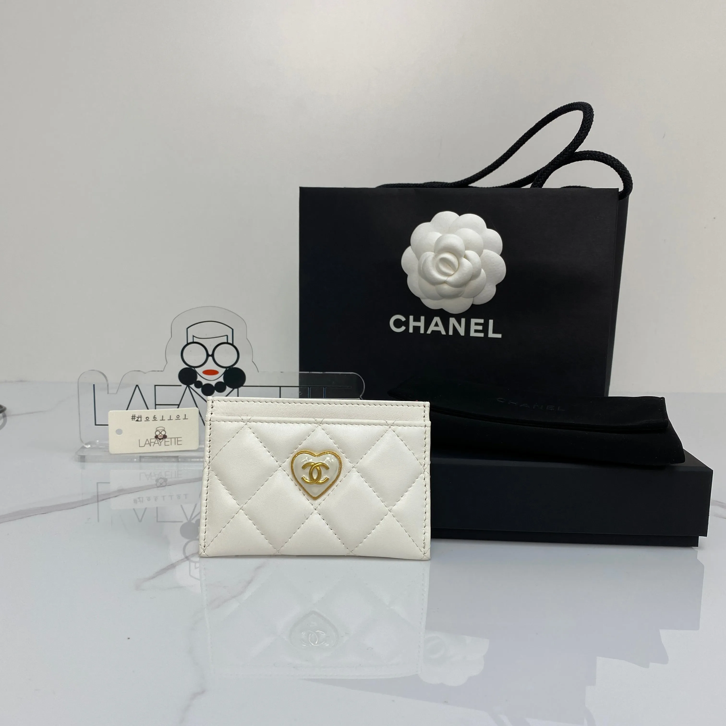 Chanel Heart Card Holder