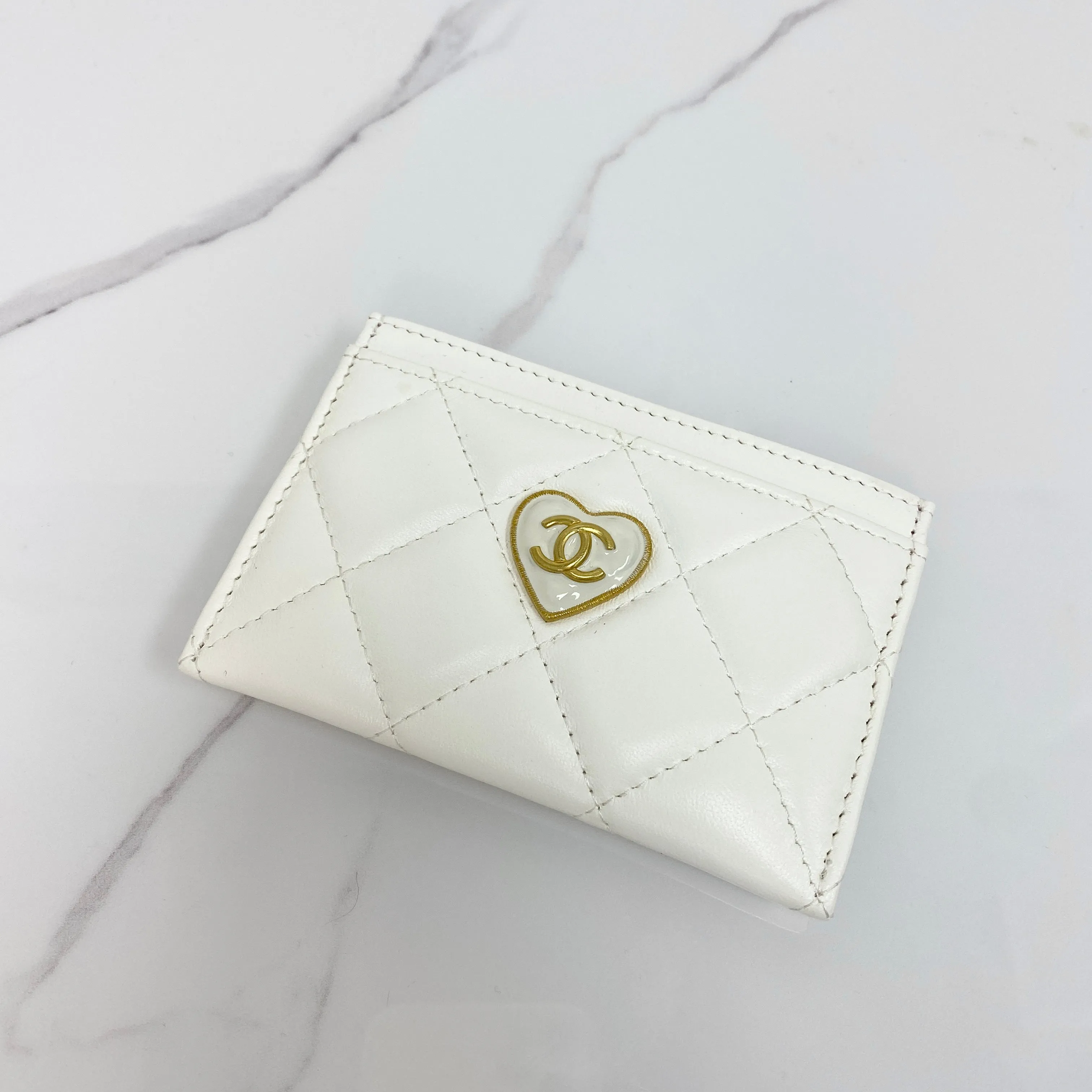Chanel Heart Card Holder