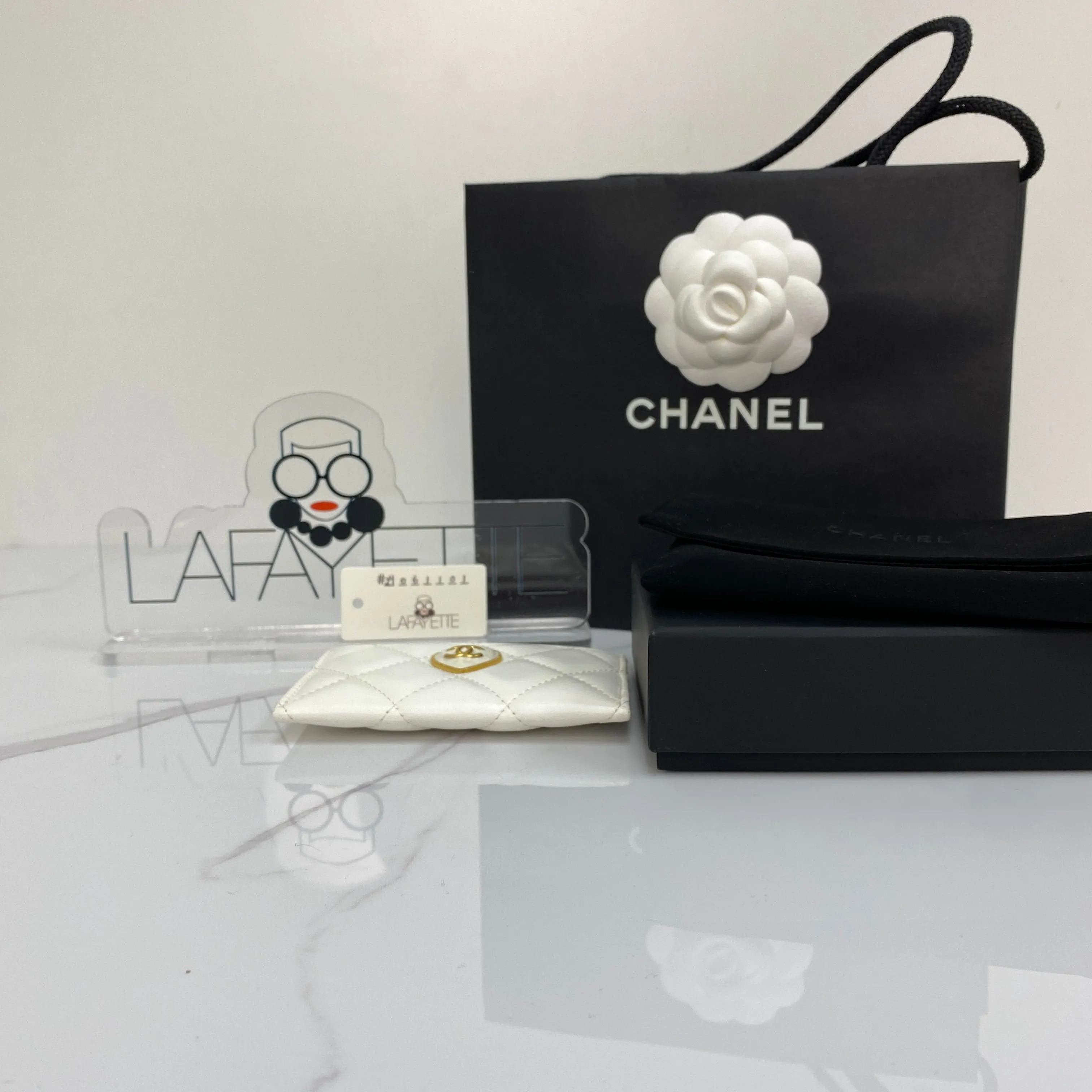 Chanel Heart Card Holder