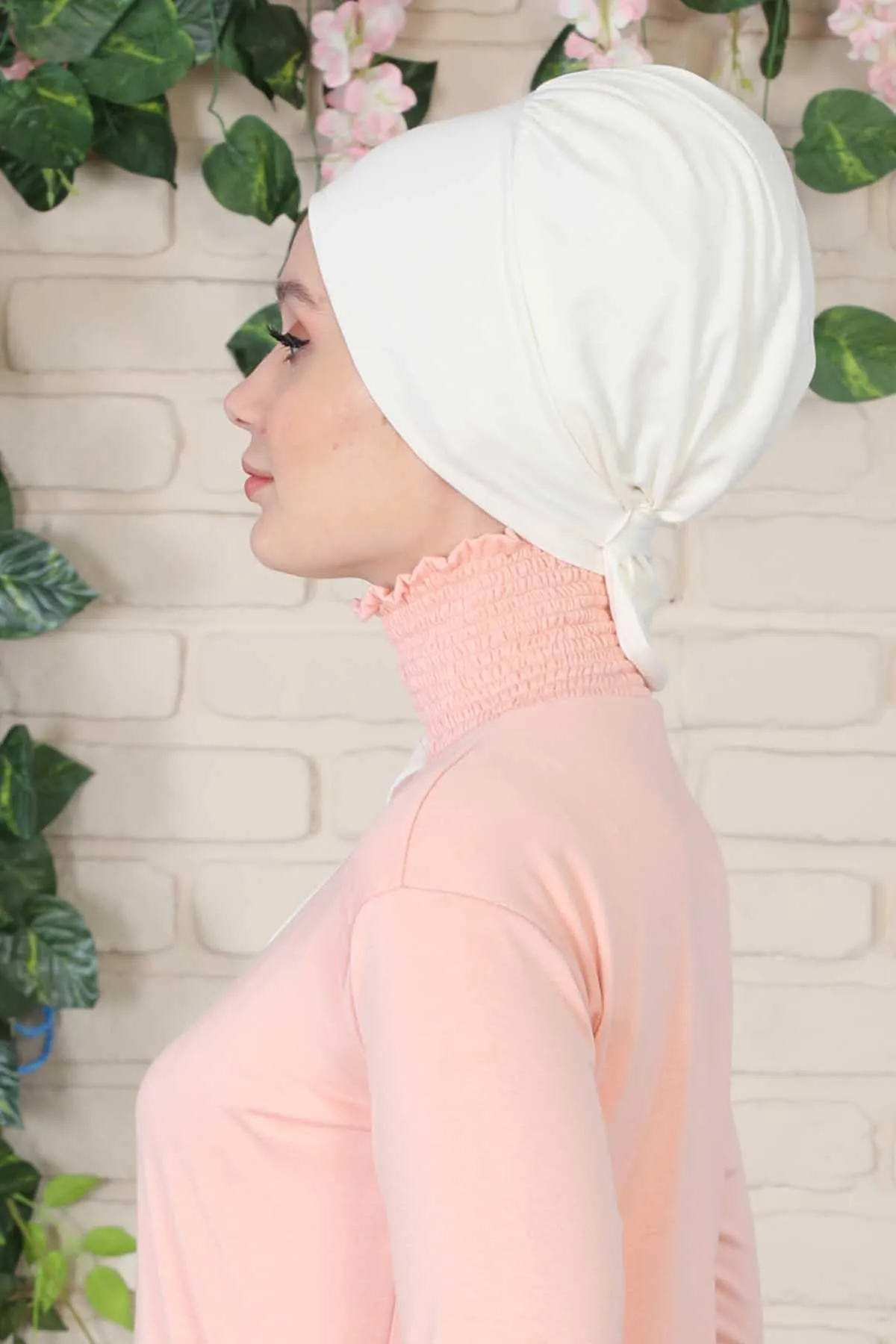 Chic Instant Turban Headscarf, Ready to Wear Instant Hijab, Easy Wrap & Trendy Turban Hijab Design, Stylish Chemo Cancer Cap for Women,B-49