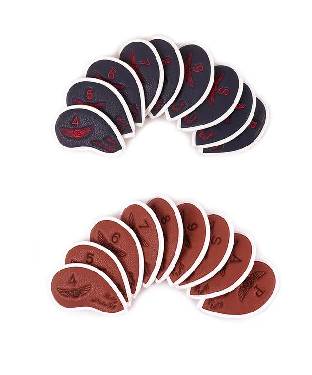 Colly's  Leather Golf Iron Headcover Set 02
