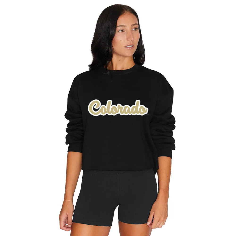 Colorado Boulder Cursive Crewneck