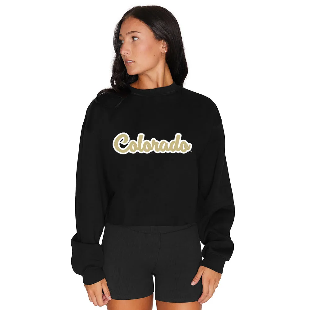 Colorado Boulder Cursive Crewneck