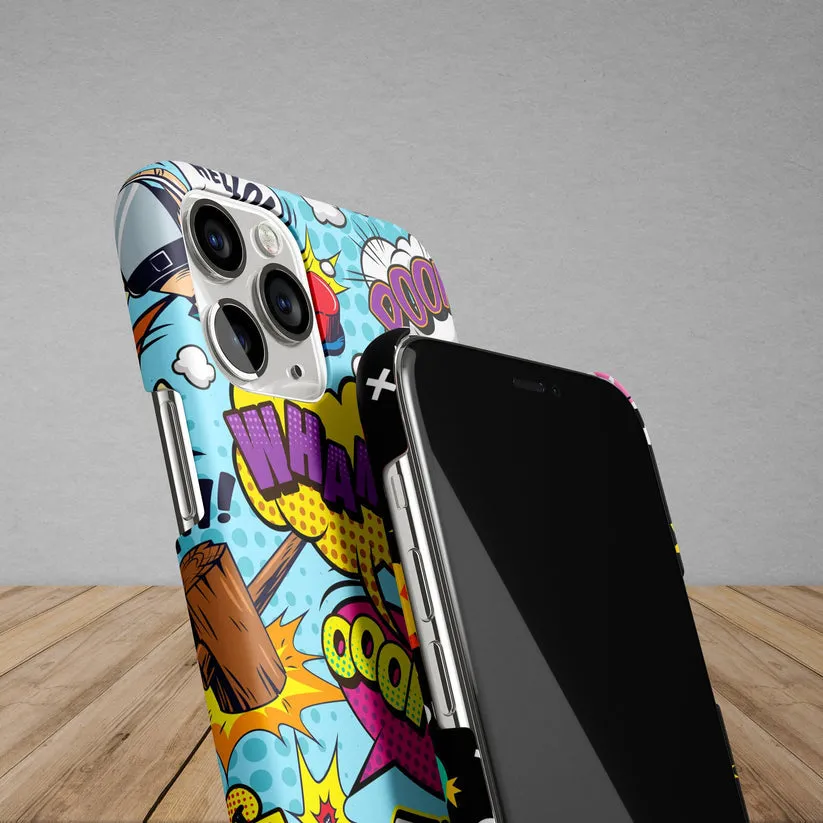 Comic elements colorful seamless pattern Phone Case Cover For Samsung