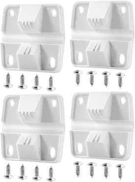 Cooler Plastic Hinges Replacement for Coleman Coolers - Replacement Hinges for Coleman Xtreme Coolers, Rubbermaid Cooler Parts Ice Chest Hinges - 4 Pack