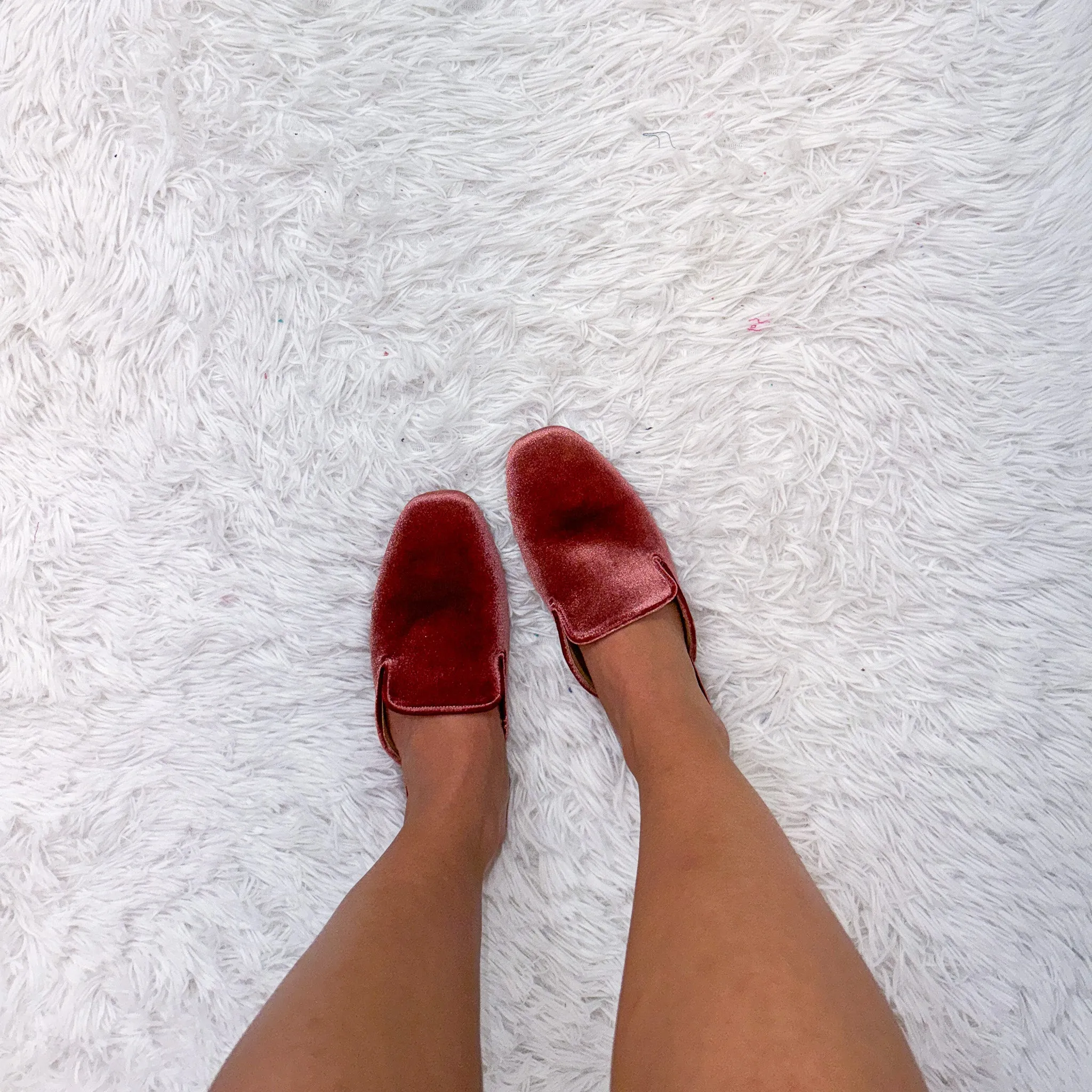Corky's Spotlight Blush Velvet Slip on Shoes