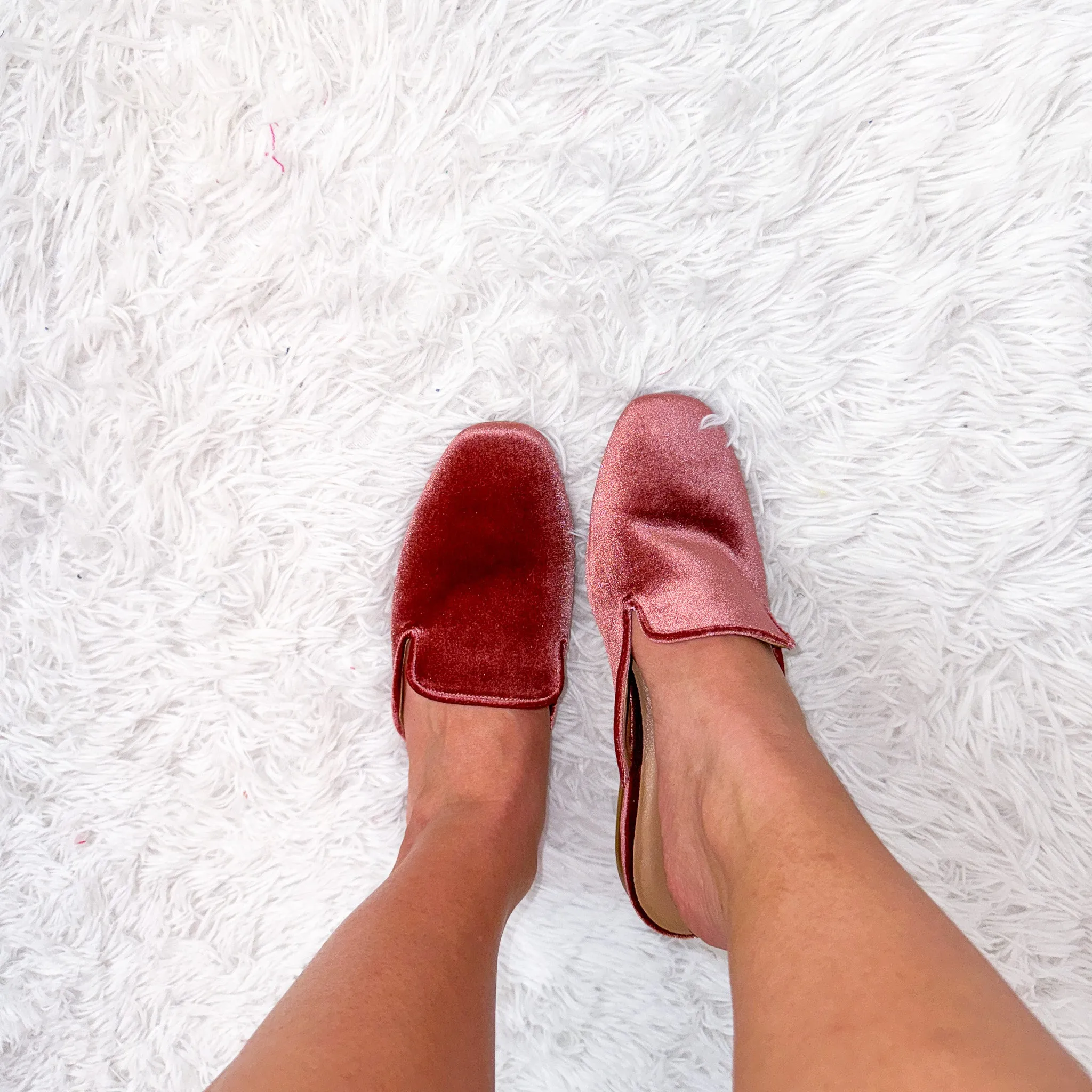 Corky's Spotlight Blush Velvet Slip on Shoes
