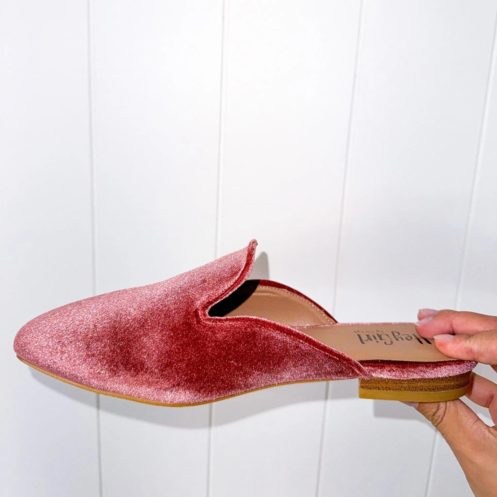 Corky's Spotlight Blush Velvet Slip on Shoes