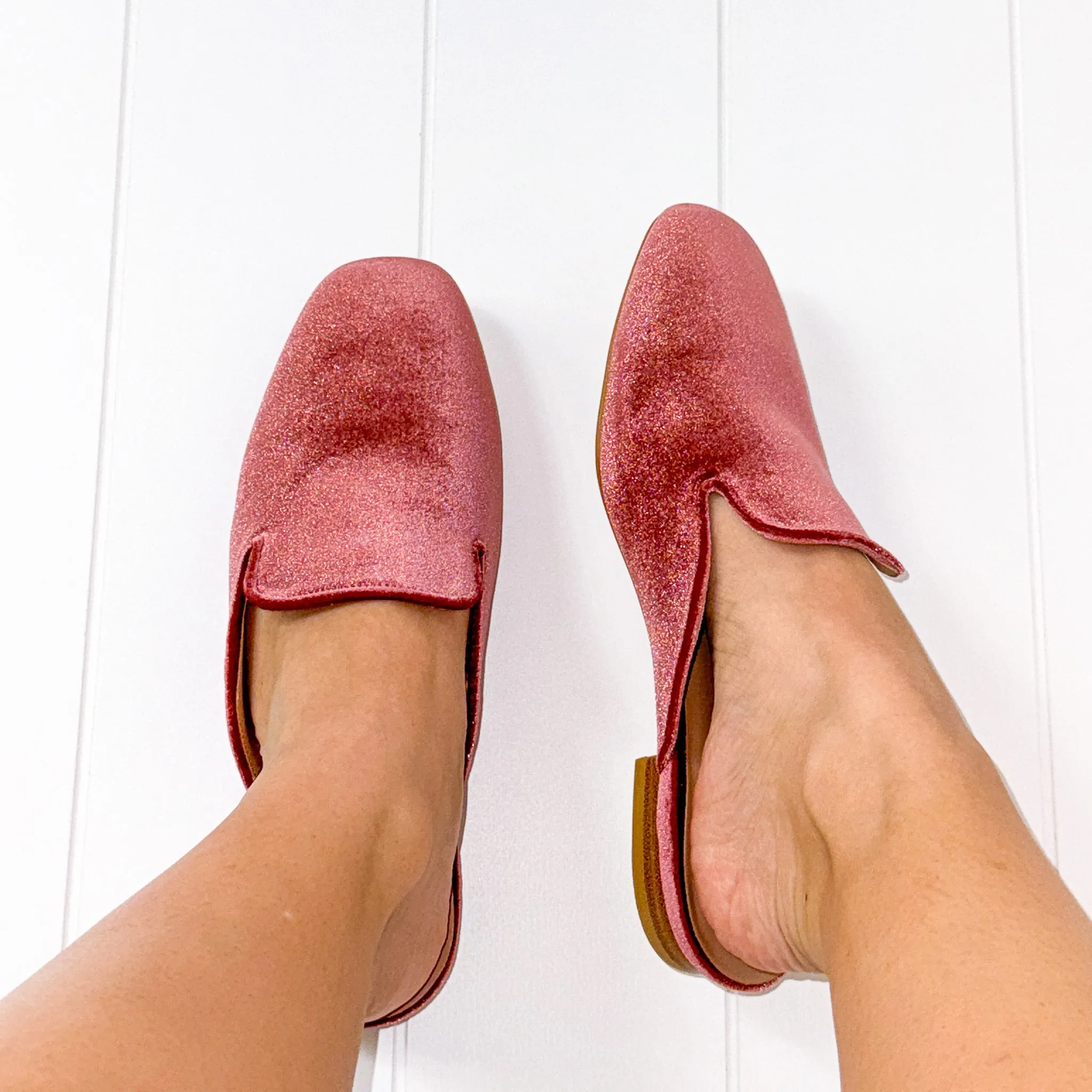 Corky's Spotlight Blush Velvet Slip on Shoes