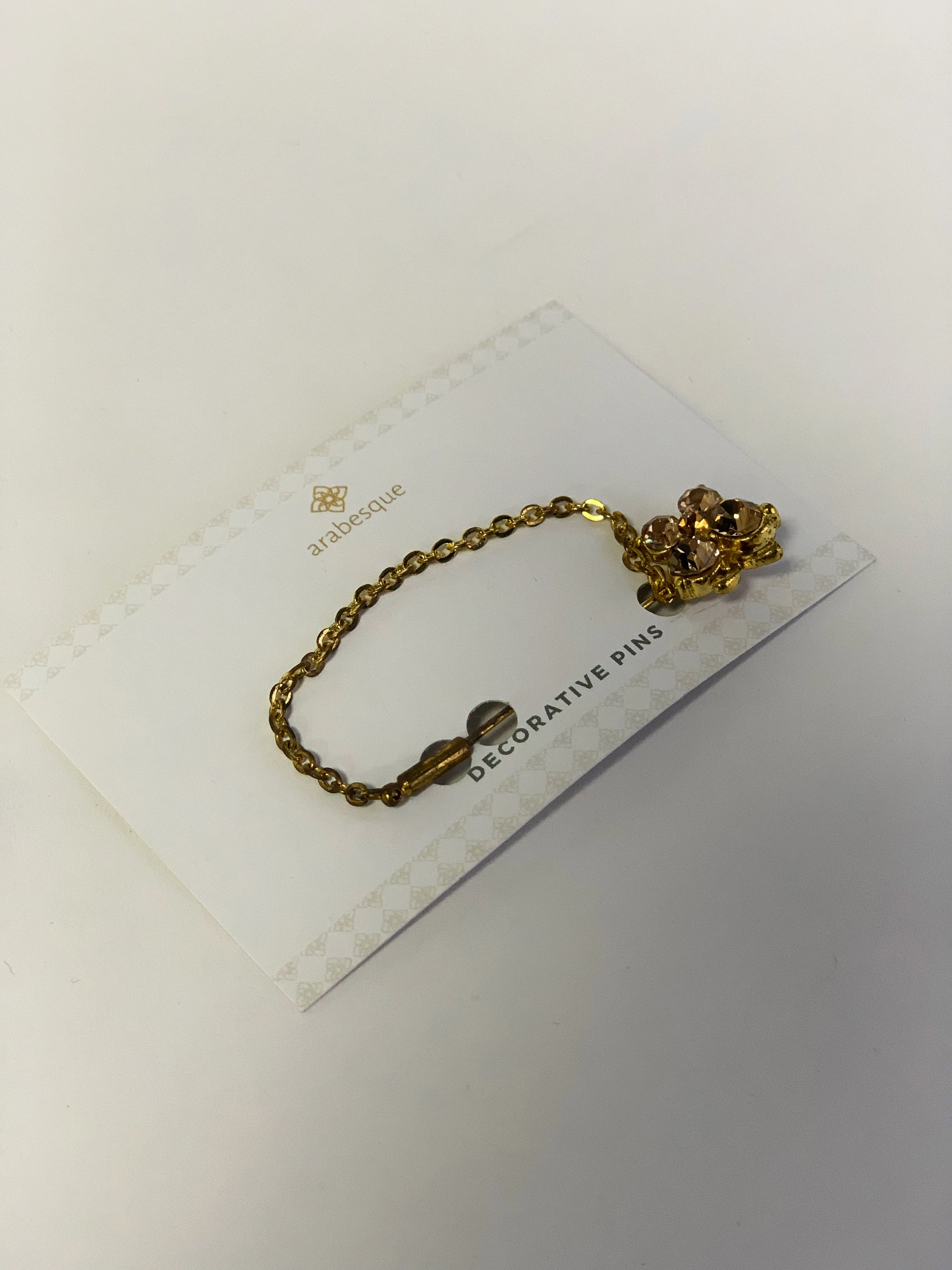 Crystal Diamante Hijab Pins - Pattern 3