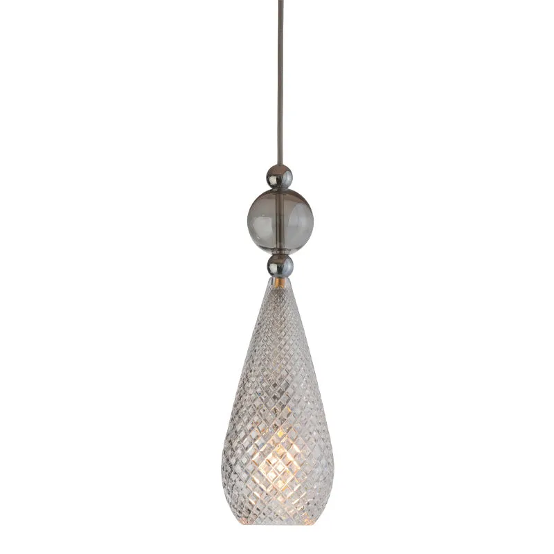 Crystal Glass Drop Pendant