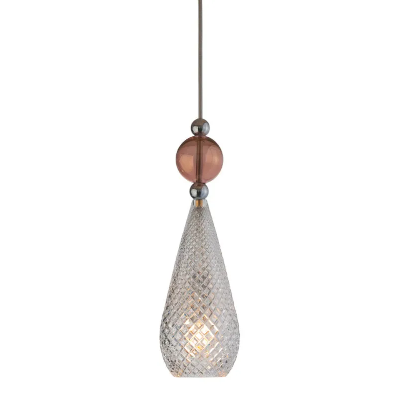 Crystal Glass Drop Pendant