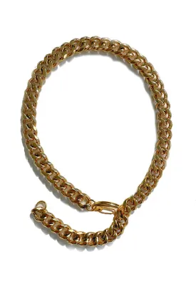 Cuban Goldlink Lariat Necklace