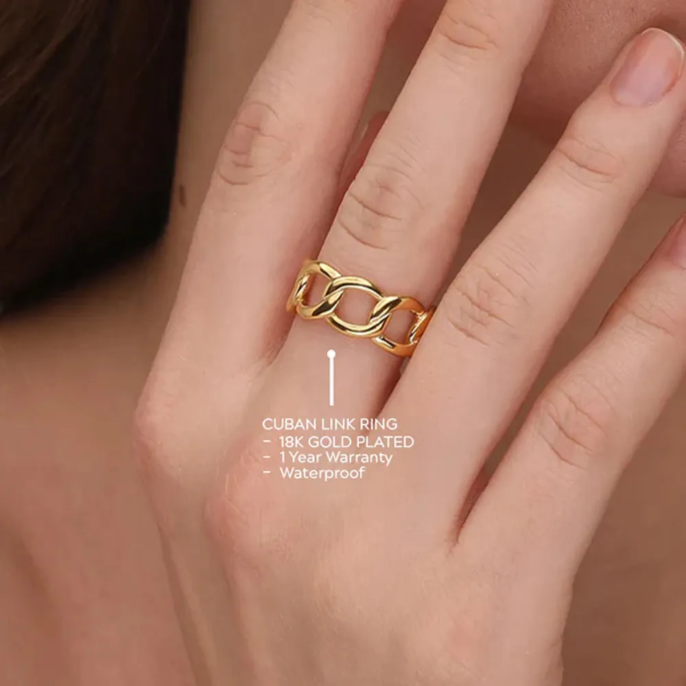 Cuban Link Ring