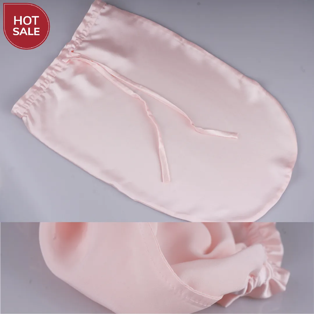 Custom Wholesale Long Silk Bonnet Adjustable Single side