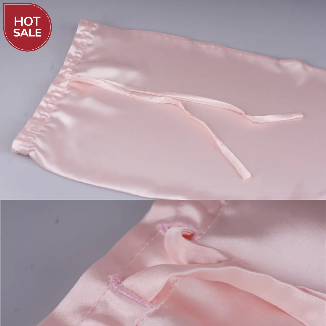 Custom Wholesale Long Silk Bonnet Adjustable Single side