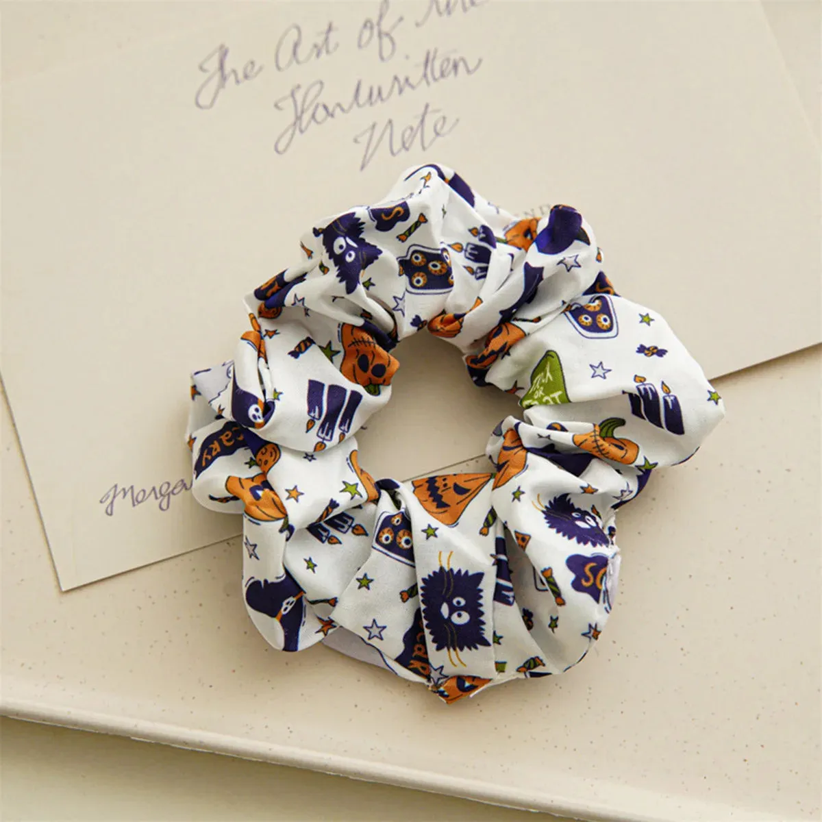 Dark Goth Horror 4 pcs Hair Scrunchie