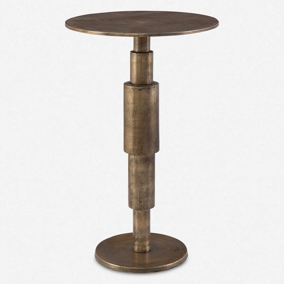 Descend 14" Round Column Accent Table