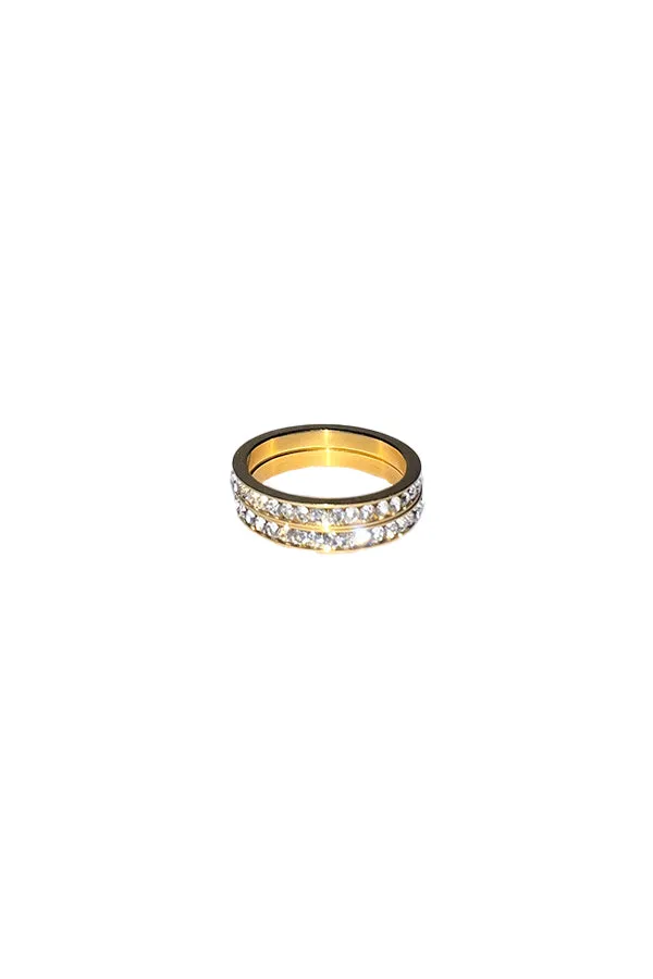 Diamonette Stacking Ring-Gold