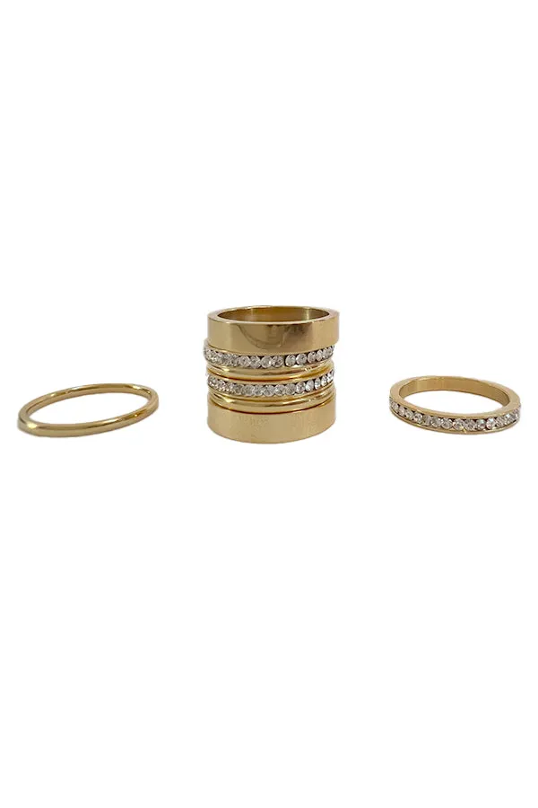 Diamonette Stacking Ring-Gold