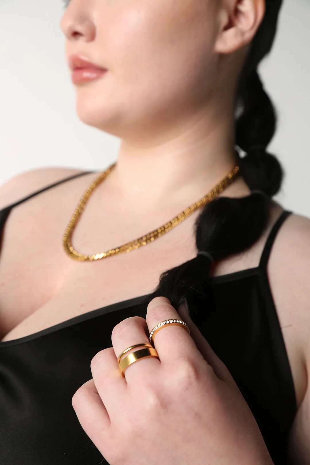 Diamonette Stacking Ring-Gold