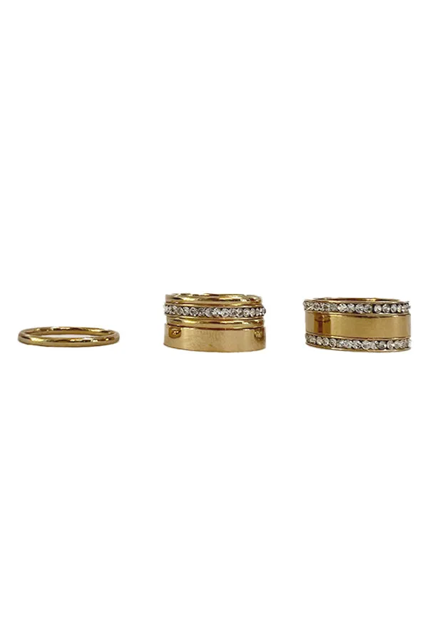 Diamonette Stacking Ring-Gold
