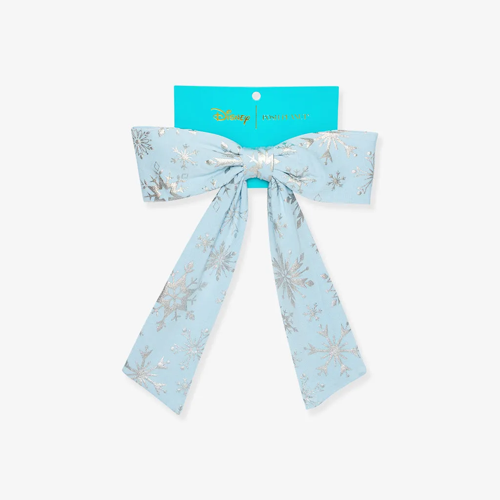 Disney Frozen Elsa Snowflake Luxe Bow Hair Clip