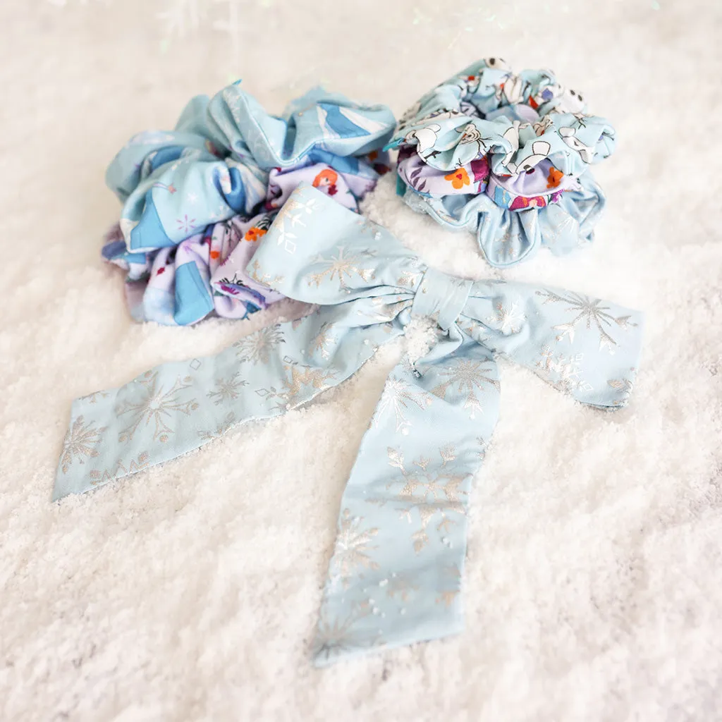 Disney Frozen Elsa Snowflake Luxe Bow Hair Clip
