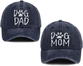 Dog Mom Gifts for Women, Dog Dad Gifts for Men, Lover Matching Couple Hats Daddy Mama Husband Wife, Mothers Fathers Day Birthday from Daughter Son Navy